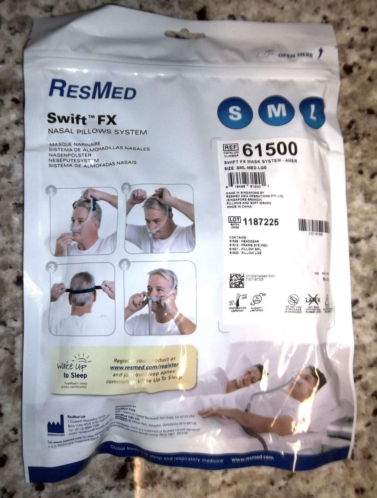 ResMed 61500 Swift FX Nasal Pillow System